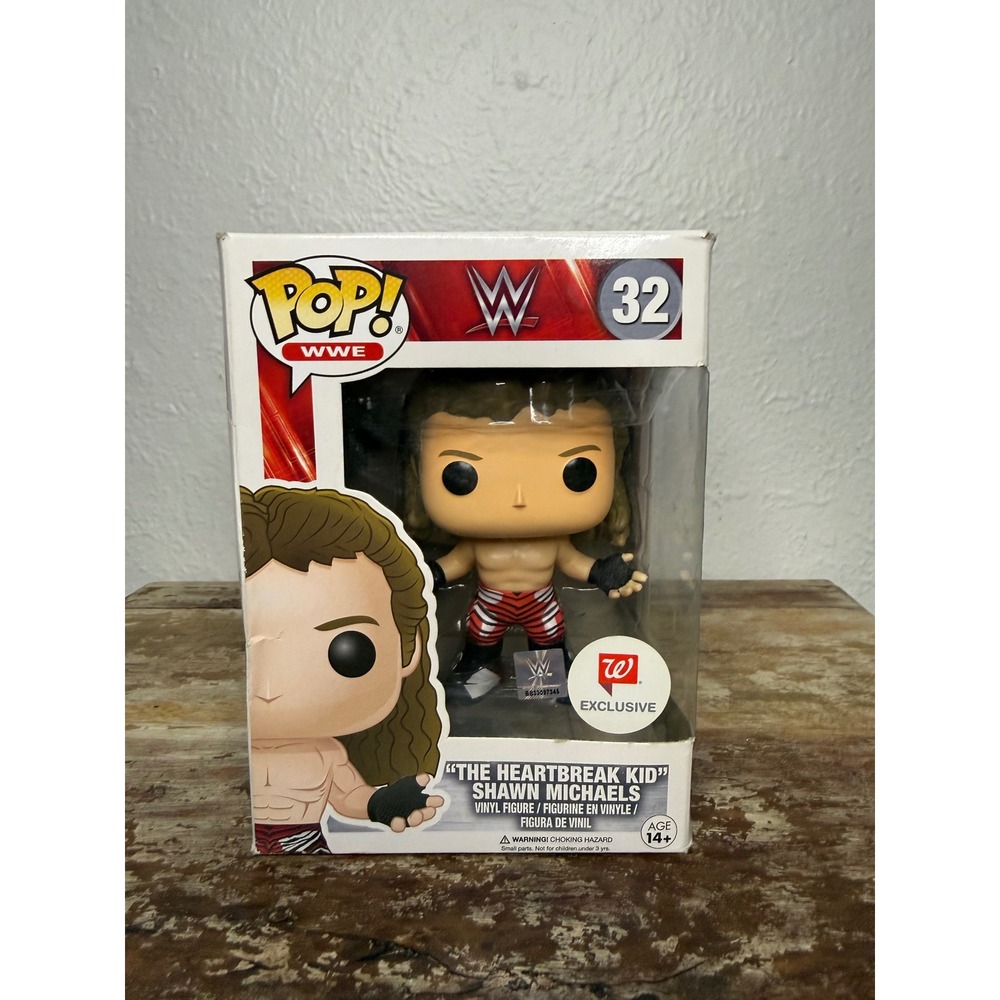 Funko Pop! WWE "The Heartbreak Kid" Shawn Michaels #32 Walgreens Exclusive